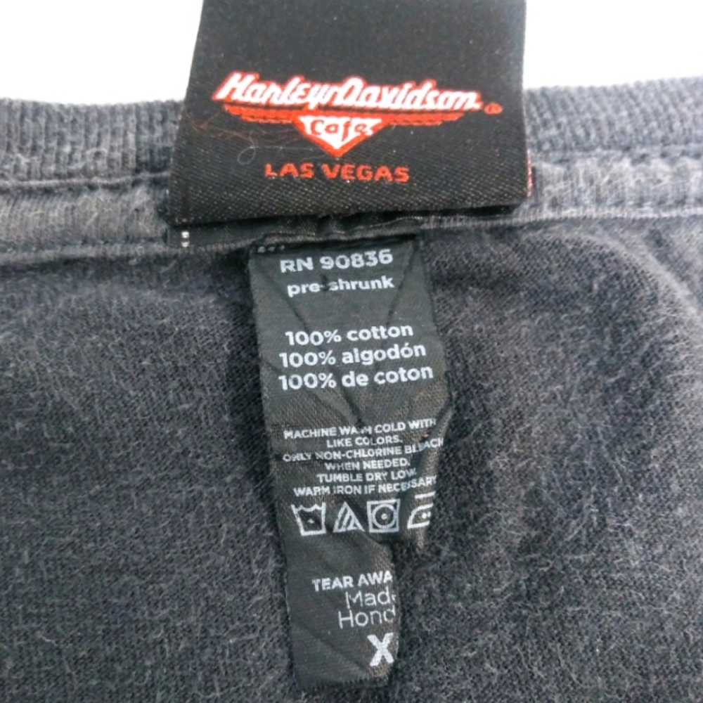 Harley-Davidson Men's L & XL Gray Red Graphic Tee - Picture 6 of 6